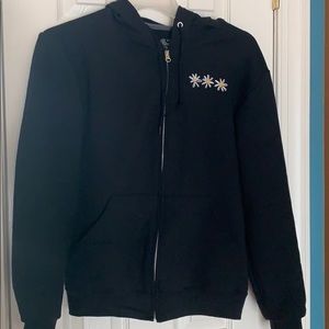 Embroidered daisy jacket